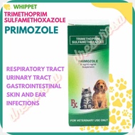 PRIMOZOLE#Cm-FOR}W]DOG#ie.&#e.CAT#v.(TRIMETHOPRIM#X.SULFAMETHOXAZOLE)#X.Respiratory,#U.Urinary, Gas