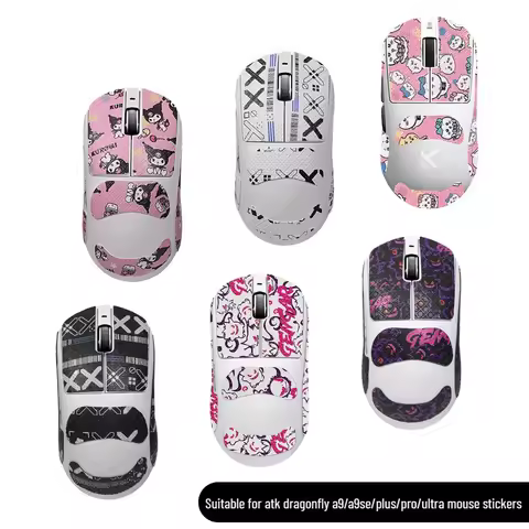 Anti-slip Grip Tape stickers for Mouse Feet Skates Back Film for ATK Dragonfly A9 A9SE A9Plus A9Pro 