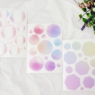 情人節泡泡和散景貼紙 3MIX - PET（菲利普商店）