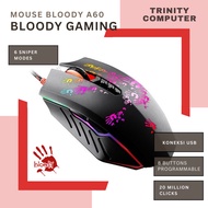 [1 Year Guarantee] Mouse Bloody A60 Light Strike 4,000 cpi 8 Buttons 4 Cores FPS PB CSGO Dota Macro 