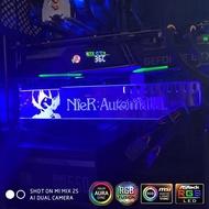 RGB steam games series graphics card holder support Asus Aura GPU bracket