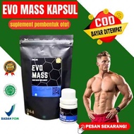 EVO MASS GAIN Kapsul Penambah Massa Otot Pembesar Otot Penambah Berat Badan Asli Ori