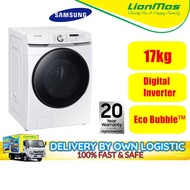 Samsung 17kg Digital Inverter Washing Machine WF17T6000GW/FQ Front Load Washer - Mesin Basuh