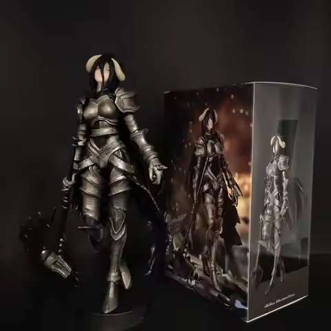 New Arrival: Immortal King - Yar Beid Armor-Covered Pretty Girl Statue Model for Desk & Car Display