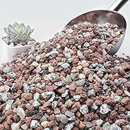 NUPICK 48lb Mix Horticultural Lava Rocks for Plants, 3/8" Colorful Succulent Potting Soil Amendments
