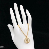 YSL 八邊白貝項鍊 順豐包郵 全套原裝配件齊全