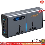 [Vodool Official Mall]12 V/24 V To AC 220V รถอินเวอร์เตอร์ Type-C USB Fast CHARGING Auto Converter ด