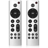 2PC Universal Replacement Remote for Aple TV 4K/ Gen 1 2 3 4/ HD A2843 A2737 A2169 A1842 A1625 A1427