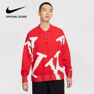 Nike Kaos Pria Sportswear Club Rugby - University Red [HV1437-657]