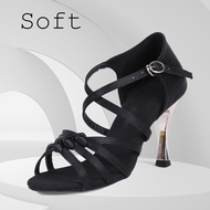Woman Latin Dance Shoes Ladies Black Dance Shoes for Women Ballroom Dance Shoes