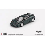 Mini GT ▶️968 Bugatti EB110 GT Verde Scuro
