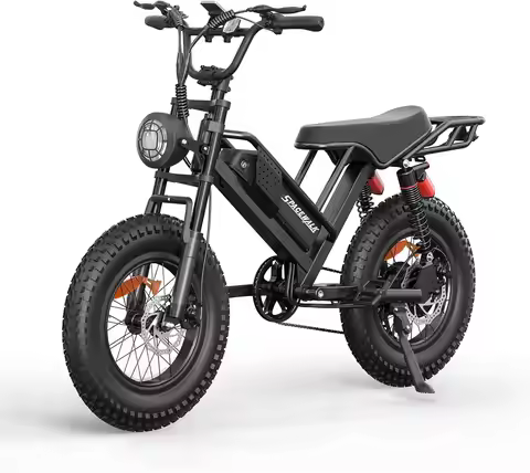 AUTHENTIC QUALITY FOR Fat Tire E Bike 250W/500W Ebike 20inch Bicycle Fat Bike