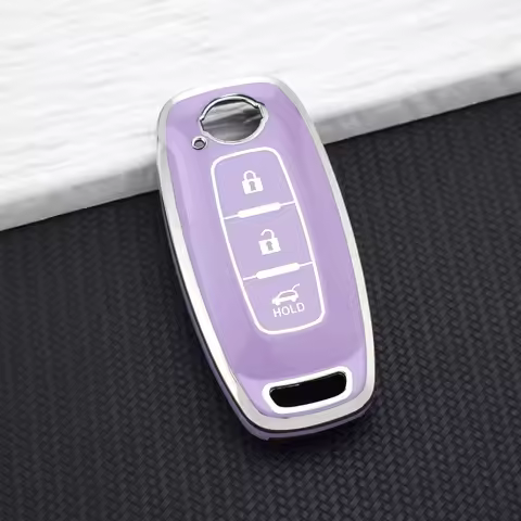 3 Buttons TPU Car Key Case for Nissan Rouge Kicks Pathfinder J12 Ariya Altima Rogue Qashqai Bluebird