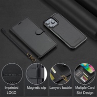 Case for iPhone 17 Air 16e 16 15 14 Plus 13 12 Pro Max 2 in 1 Detachable Magnetic Wallet PU Leather 
