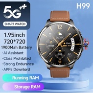 GoldenSpike H99 Smartwatch 5G Full Netcom Smart Watch With 1.95'' Amoled Screen Play Store GPS WIFI 