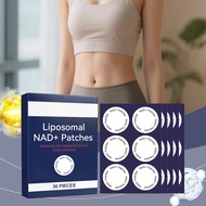 Nourishing & Revitalizing Body Patches 30Pieces – NAD+ CoQ10 Resveratrol Vitamin-Infused Complex  To