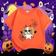 REAdy stocK Halloween Cute Puppy Casual Cotton Short Sleeve T-Shirt for Everyone COD 1O9
