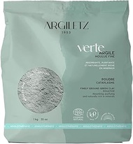 Argiletz Green Clay Surfine 2.2Lb/1Kg. 100% sourced and produced in France.