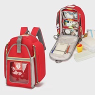 New Waterproof AED Backpack Large Capacity Outdoor Medical First Aid Kits for Emergency Visits AED S