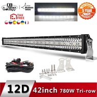 CO LIGHT 12D High Power 3-Row Led Bar Offroad 12V 390W 585W 780W 936W 975W Combo Beam 4x4 Work Light