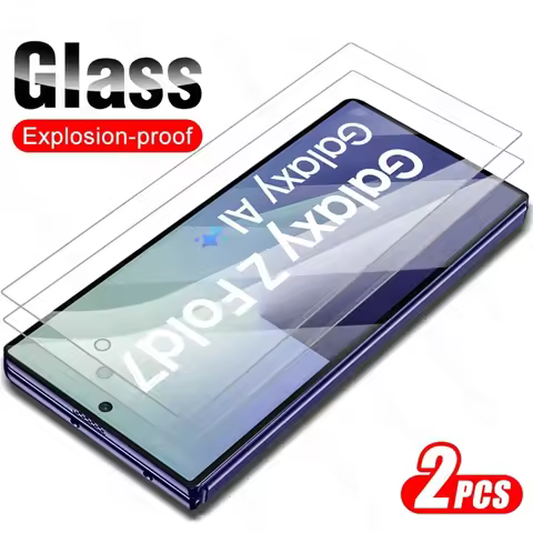 2Pcs Outer Screen Protector Case For Samsung Galaxy Z Fold7 Fold6 Fold 7 6 ZFold7 ZFold6 Z7 Z6 9H Cl