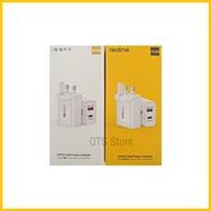 OPPO / Realme 65W SuperDart VOOC Fast Charger UK Plug with Type C To C Fast Data Cable