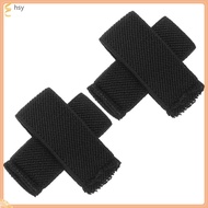 📱 4Pcs Elastic Belt Keepers for Outdoor Use Nylon Black Strap Retainers