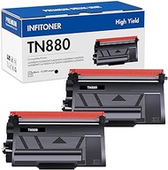 TN880 Super High Yield Toner: Compatible Replacement for Brother TN880 TN-880 TN 880 Toner Cartridge for Brother HL-L6200DW L6200DWT L6400DW L6400DWT MFC-L6700DW L6800DW L6900DW Printer (2-Pack Black)