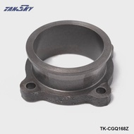 Cast Iron 2.5" 4 Bolt To 2.5" V Band Turbo Exhaust Downpipe Flange Conversion Convert Adapter TK-CGQ