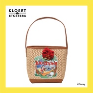 Kloset and Etcetera Islands Music Kraken Basket Bag (Lilo-10) กระเป๋าสะพายลายพิมพ์ Lilo & Stitch