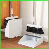 Foldable Broom Dustpan Set Household Floor CleaningSet Rotating Broom With Dustpan Magnetic