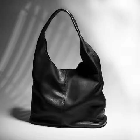 Yak black big bag Shopping bag head layer cowhide bag 2024 Fall/winter leather women's bag Weekend t