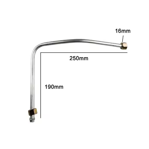 1pc G3/8" Thread Aluminum Air Compressor Exhaust Tube Replacement Air Pipe Rotary Air Pump Spare Par
