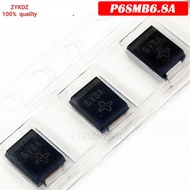 20PCS TVs patch transient suppression diode SMBJ6.8A P6SMB6.8A 6V8A 6.8V Unidirectional SMB DO-214AA