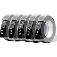 Replace Dymo Embossed Label with Black 3/8 Inch 3D Plastic 1741670 Suitable for Dymo Organizer Xpres
