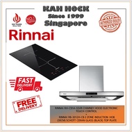 RINNAI RH-C91A-SSVR CHIMNEY HOOD+RINNAI RB-3012H-CB 2 ZONE INDUCTION HOB BUNDLE