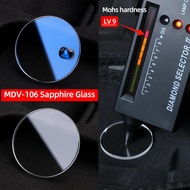  MDV-106 Sapphire glass For Casio Duro MDV106 Dolphin 200M Diver Watch crystal Transparent Red Blue
