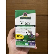 HEALTYVITA Nature s Answer Vitex Agnus Cactus Chaste Tree Berry 40 mg