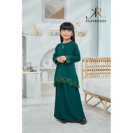 Alaina kurung lace kurung lace ibu dan anak emerald green green forest hijau gelap