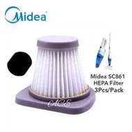 Midea SC861 HEPA Filter - Pack of 3