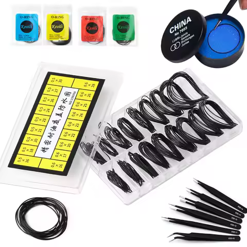 Watch Repair Tools 1box Watch Case Rubber Waterproof O-Ring Oil-resistant Watch Bottom Cover Gasket 