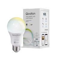 Qivation TiO2 Smart LED Light Bulb with 24/7 Air Purification, BLT+WiFi Smart Bulb, Tunable White,16