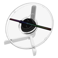 3d懸浮投影機 Wifi 3D Fan Hologram Projector 25CM   3D全息風扇螢幕旋轉顯示虛擬立體成像WiFi戶外廣告機LED LOGO投影儀 3D holographic 
