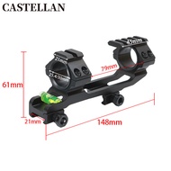 25.4/30mm Level Bracket Level Sight Bracket Aluminum Alloy Sight Bracket Conjoined Bracket