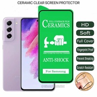 Samsung Galaxy S23 S24 S21 S20 Plus FE Note 10 Lite Ceramic Clear Screen Protector