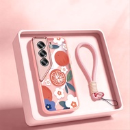 YBD Phone Case For Tecno Camon 40 Pro CM5 CM6 CM7 Fruit Style Colorful Flowers Soft TPU Protective S