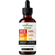 Vitamin B12, B3 and B9, 2 oz.