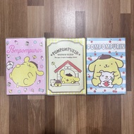 Sanrio Pompompurin Notebook Authentic A5 Size With Lines + Inner Color Image A5 Notebook