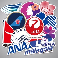 Bigsize 6-15CM Aviation KOREA DELTA JAL AIRAISA Ana Thai Airwayssticker Waterproof Stickers Differen