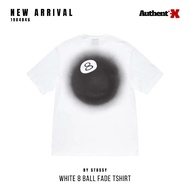 STUSSY 8 BALL FADE TEE - WHITE